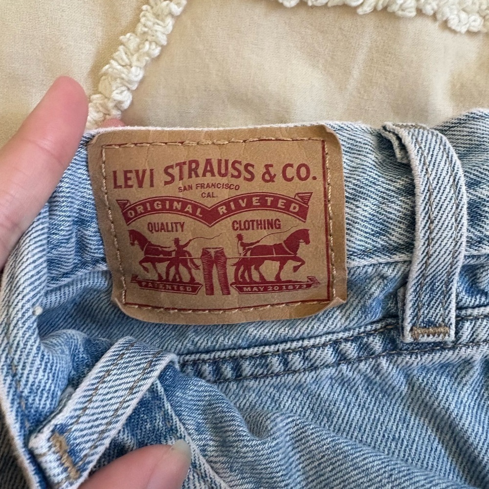 Levi's Blue Straight Leg Jeans Classic Style - Picture 5 of 6